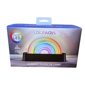 Colorways Ambient Rainbow Lamp, Sound Reactive Lights, Ambient Light, NWT